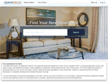 Tablet Screenshot of apartmentcities.com